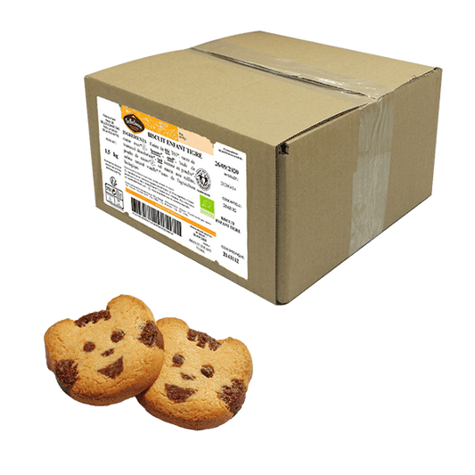 Belledonne -- Biscuit enfant tigre choco vanille bio - vrac 3 kg